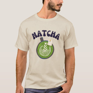 Thé vert Matcha, T-shirt latte Matcha