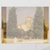 The Villa Malta, Rome door Lord Frederic Leighton (Achterkant)