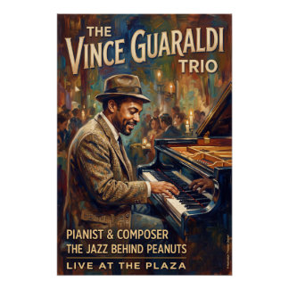 The Vince Guaraldi Trio Perfect Poster
