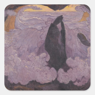 The Violet Wave, c.1895-6 Vierkante Sticker