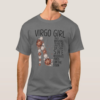 The Virgo Birthday High Heels Costume Black Woman T-shirt