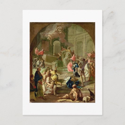 The Vision of St. Benedict, c.1760 Briefkaart (Voorkant)