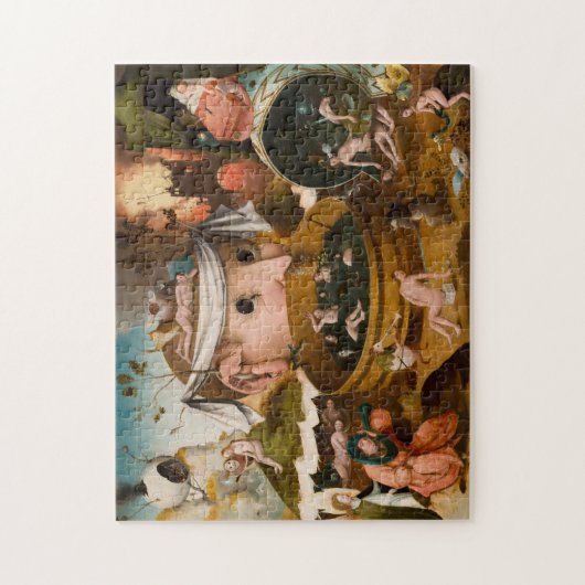 The Vision of Tondal, 1479, by Hieronymus Bosch Legpuzzel (Verticaal)