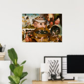 The Vision of Tondal, 1479, by Hieronymus Bosch Poster (Thuiskantoor)