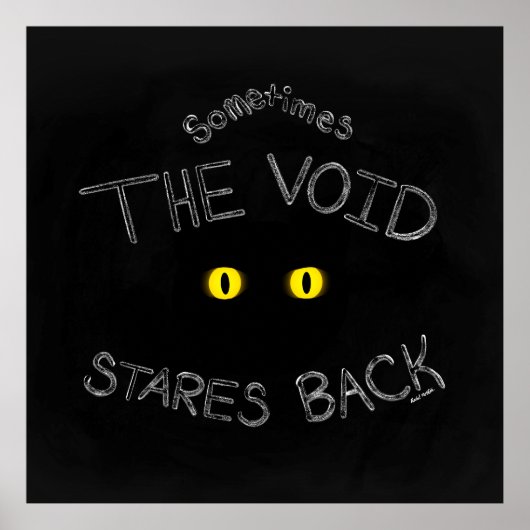 The Void Stares Back Poster (Voorkant)