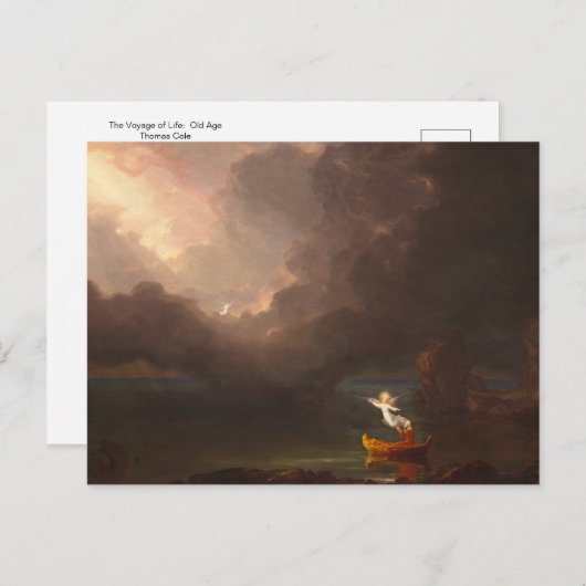 The Voyage of Life: Old Age de Thomas Cole Carte p (Devant / Derrière)