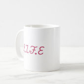 The W.I.F.E mug (Devant gauche)