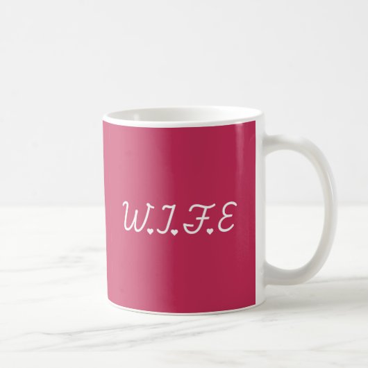 The W.I.F.E mug (Droite)