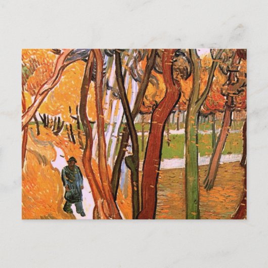 The Walk: Falling Leaves by Vincent van Gogh Briefkaart (Voorkant)