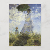 The Walk, Lady met Parasol Briefkaart (Voorkant)