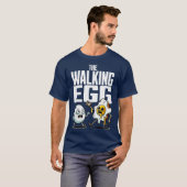 THE WALKING EGG T-SHIRT (Voorkant volledig)