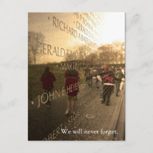 The Wall - Memorial Day Weekend Edition Briefkaart