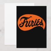 The Warriors Honkbal T-shirts van Baseball Furies (Voorkant / Achterkant)