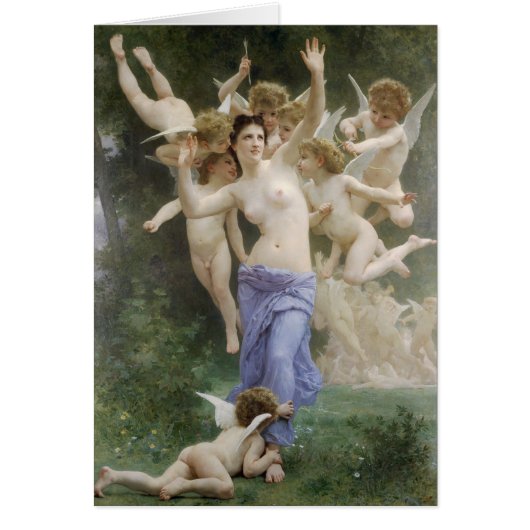 The Wasps Nest by Bouguereau (Voorkant)