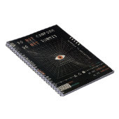 The Watcher - Techno-Brutalist Streetwear Design Notitieboek (Rechterzijde)