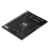 The Watcher - Techno-Brutalist Streetwear Design Notitieboek (Linkerzijde)