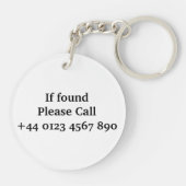 🔑 "The Watcher" Weirdcore Keyring 🔑 Sleutelhanger (Achterkant)