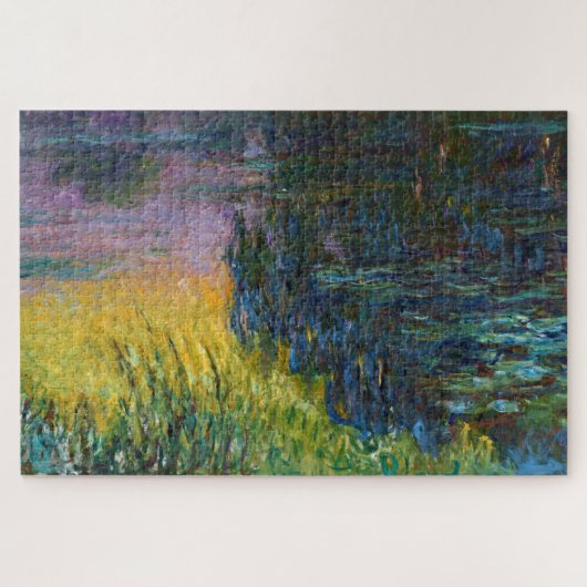 The Water Lilies - Setting Sun, Claude Monet Legpuzzel (Horizontaal)