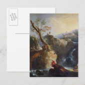 The Waterfall, 1773 Briefkaart (Voorkant / Achterkant)