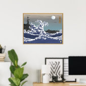 "The Wave" Art Print (27,9 x 21,6 inch) (Thuiskantoor)