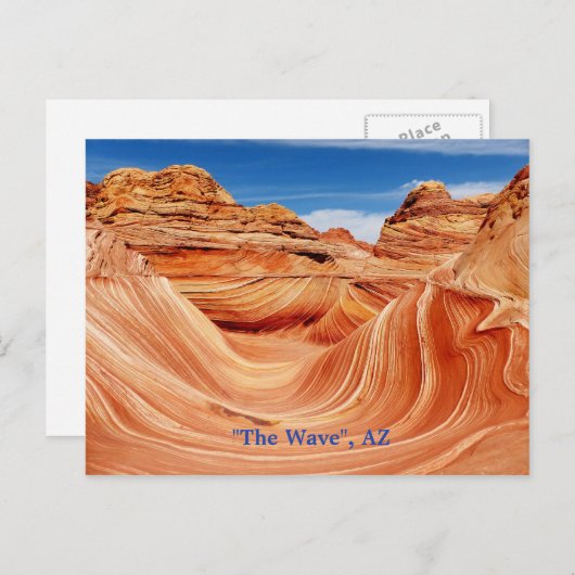 "The Wave", Carte postale Arizona (Devant / Derrière)