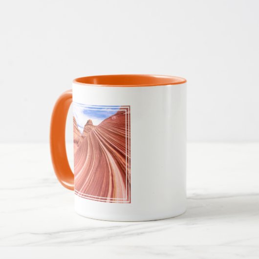 The Wave Sandstone Rock Formation Mok (Voorkant links)