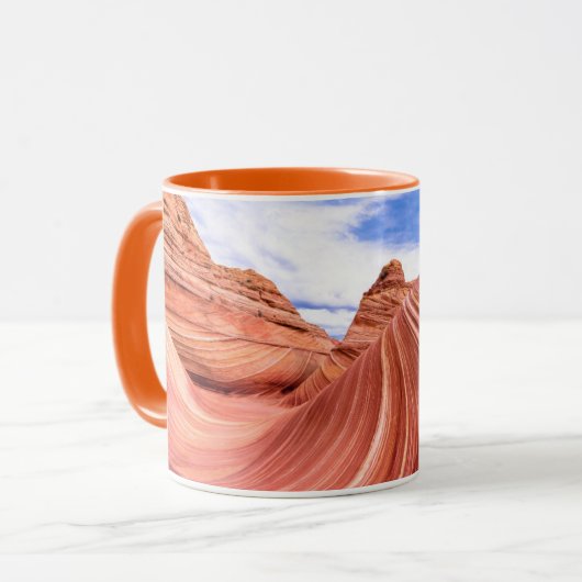 The Wave Sandstone Rock Formation Mok (Voorkant links)