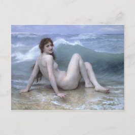 The Wave van William-Adolphe Bouguereau Briefkaart