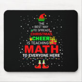 The Way To Spread Christmas Cheer Is Teaching Math Muismat (Voorkant)