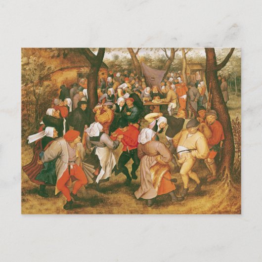 The Wedding Dance, 1607 Briefkaart (Voorkant)