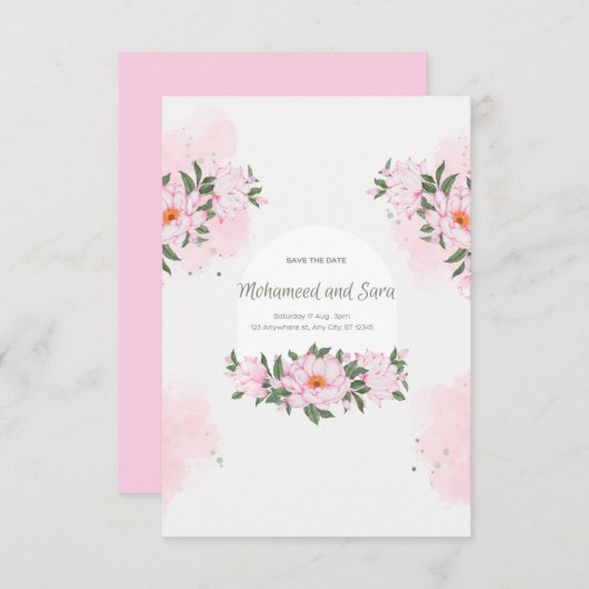 The Wedding Invitation (Voorkant / Achterkant)