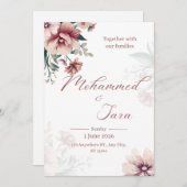 The wedding Invitation (Voorkant / Achterkant)