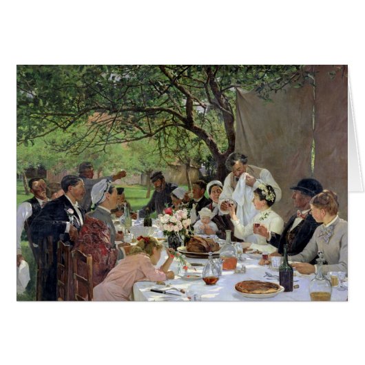 The Wedding Meal in Yport, 1886 (Voorkant Horizontaal)