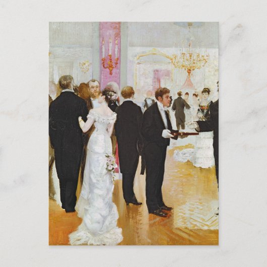 The Wedding Reception, c.1900 Briefkaart (Voorkant)