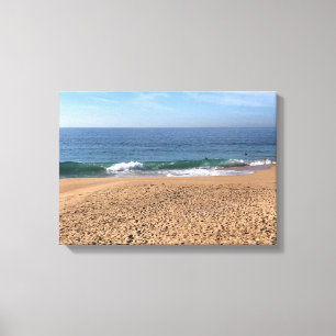 The Wedge, Newport Beach, Californië Canvas Afdruk