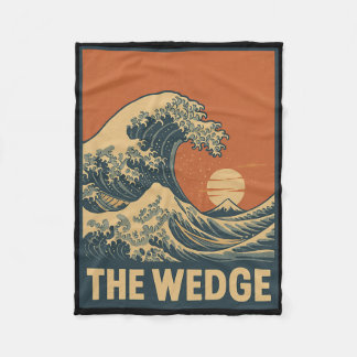 The Wedge Surf Spot Newport Beach Surfing Great Wa Fleece Deken