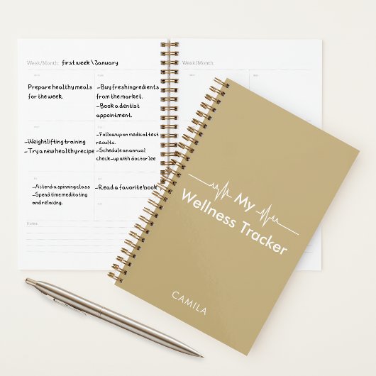 The Wellness Edit | Minimal Health Planner 2026