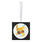 The wellness Sphere - Wooden Cube Ornament (Rechts)