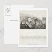 The Wereldbol Theater, c.1647, gepubliceerd door R Briefkaart (Voorkant / Achterkant)