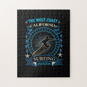 The West Coast California Surfing Legpuzzel