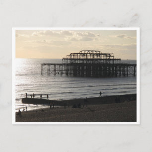 The West Pier in Hove Briefkaart