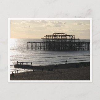 The West Pier in Hove Briefkaart