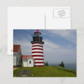 The West Quoddy Head Lighthouse State Park Briefkaart (Voorkant / Achterkant)