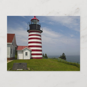 The West Quoddy Head Lighthouse State Park Briefkaart