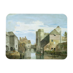 The Westgate, Canterbury (lichaamskleur op papier) Magneet