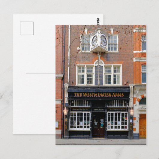 The Westminster Arms Pub, London UK Briefkaart (Voorkant / Achterkant)