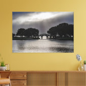 The Whalehead Bridge Canvas Afdruk (Insitu (Woonkamer))
