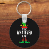The Whatever Elf Matching Family Christmas Sleutelhanger (Voorkant)