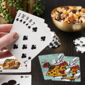 The White Rabbit {{ Alice in Wonderland}} Pokerkaarten (Insitu)