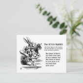 The White Rabbit CC0242 Fairy Tale Briefkaart (Staand voorkant)